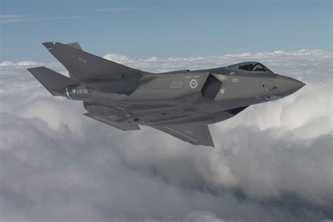 RAAF F-35A Lightning II in flight over Australia