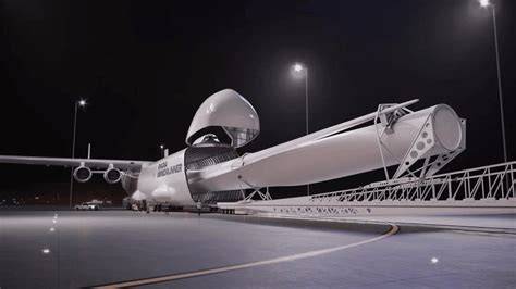 Radia Windrunner oversized cargo aircraft concept on dirt runway