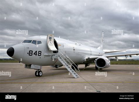 RAF Boeing P-8A Poseidon at RAF Lossiemouth