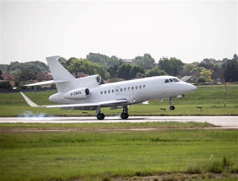 RAF Envoy IV Falcon 900LX at RAF Northolt