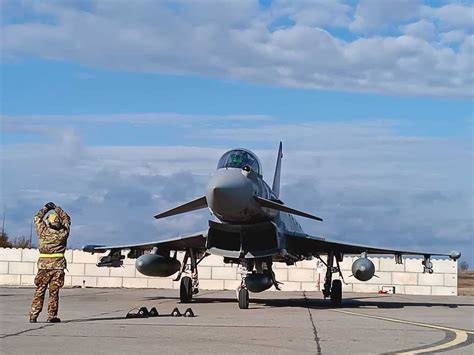 RAF Eurofighter Typhoon Borcea Air Base Romania Operation Biloxi NATO Black Sea 2026