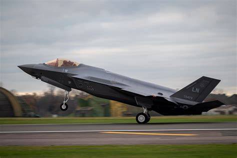 RAF Lakenheath US Air Force F-35A Lightning II fifth generation fighters