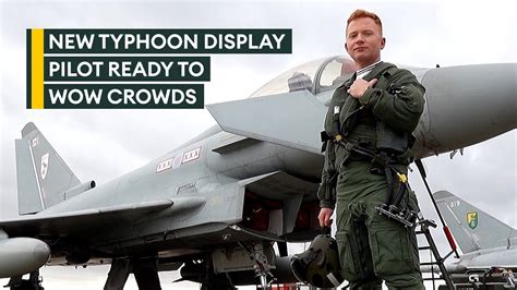RAF Typhoon pilot undergoing AI-assisted simulator mission scenario