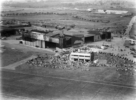 raf yeadon historic aircraft hangars near leeds bradford airport site 1940s
