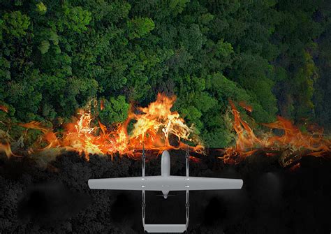 Rain System drone launching during wildfire ignition detection test