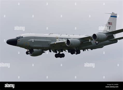 RC-135 Rivet Joint intelligence aircraft at Offutt Air Force Base Nebraska