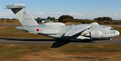 RC-2 ELINT aircraft on test flight for JASDF modernization program