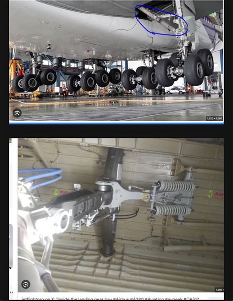 Recovered A380 landing gear assembly ready for recertification