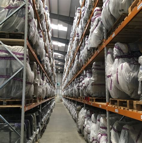 Recycled A220 parts stored in certified aviation warehouse