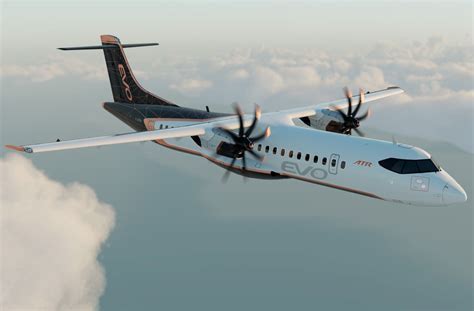 regional turboprop airliner in flight