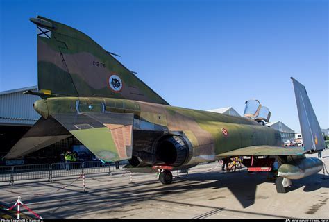 Retired F-4 Phantom II displayed at a military aviation museum