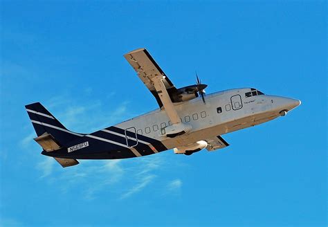 Retired Shorts 360 preserved at aviation museum with original Suburban Airlines livery