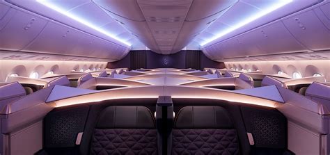 Riyadh Air Boeing 787-9 cabin interior Saudi-inspired design business class