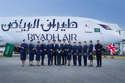 riyadh air boeing 787 inaugural flight at london heathrow