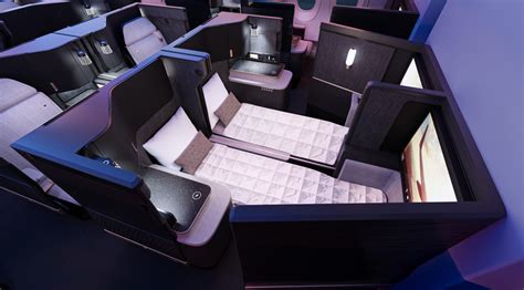 Riyadh Air business class Safran Unity seats purple cabin design