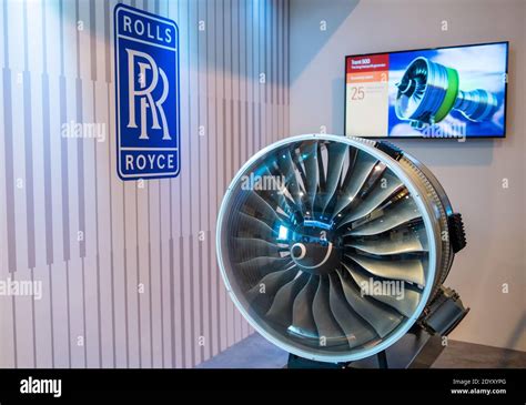 Rolls Royce Trent 7000 engine mounted under Airbus A330neo wing