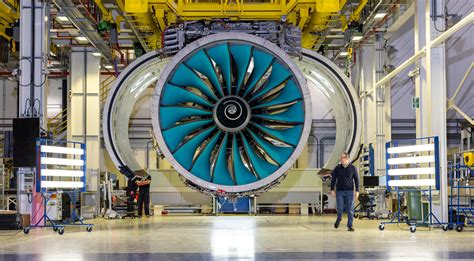 Rolls-Royce UltraFan prototype on test stand in Derby, UK