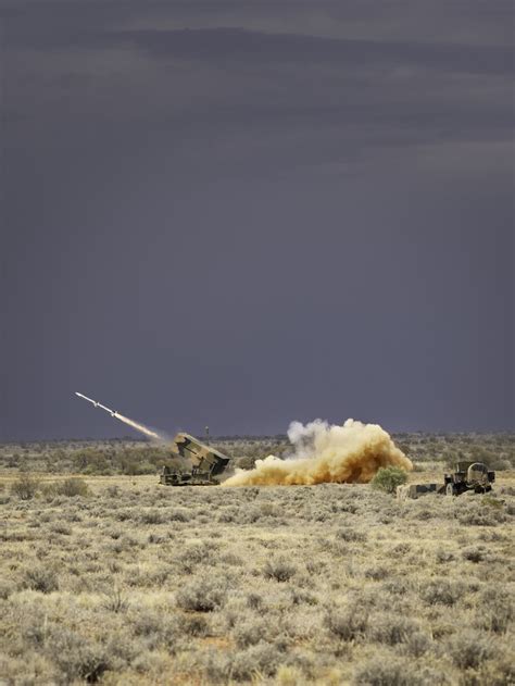 Romanian Army training with NASAMS system at live-fire exercise
