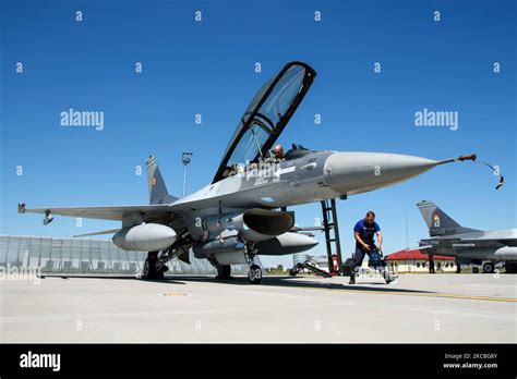 romanian f-16 fleet at 86th air base for nato air policing