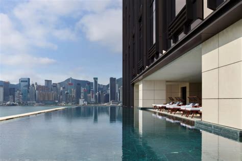 Rosewood Hong Kong gym overlooking Victoria Harbour