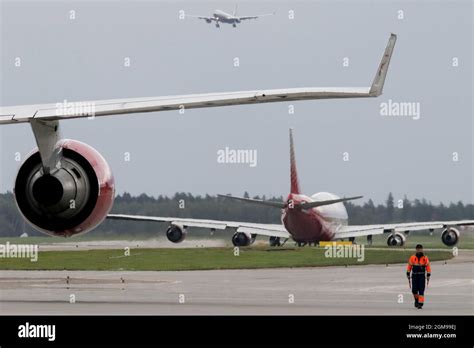 Rossiya Airlines Boeing 747-400 domestic service at Moscow Sheremetyevo