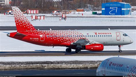 Rossiya Airlines Sukhoi Superjet 100 ‘Hermitage’ livery with Scythian deer art