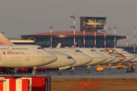 Rossiya Boeing 747-400 at Moscow Sheremetyevo long domestic route