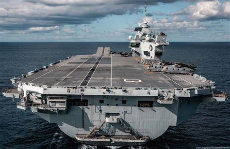 Royal Air Force F-35B Lightning II aboard HMS Queen Elizabeth aircraft carrier