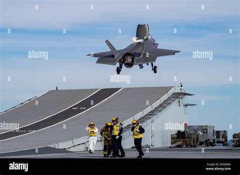 Royal Air Force F-35B pilot aboard HMS Queen Elizabeth