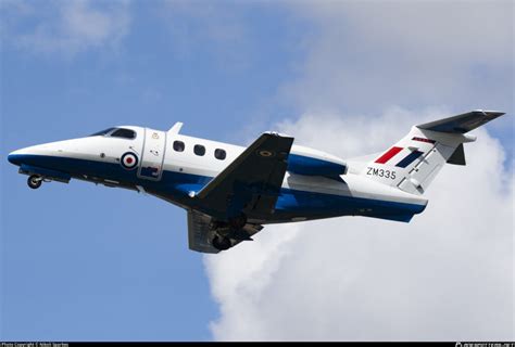 Royal Air Force Phenom T1 aircraft at RAF Cranwell training airbase