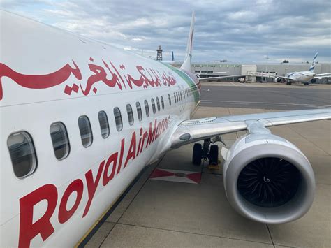 Royal Air Maroc Boeing 737 MAX 8 aircraft on the runway