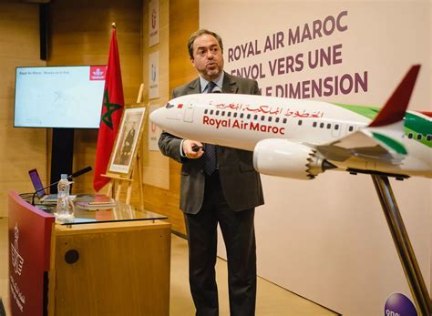 royal air maroc ceo abdelhamid addou speaking at aviation forum