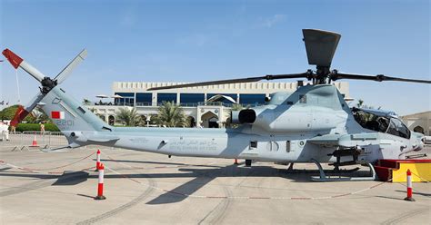 Royal Bahraini Air Force AH-1Z Viper taxiing after delivery at an airbase