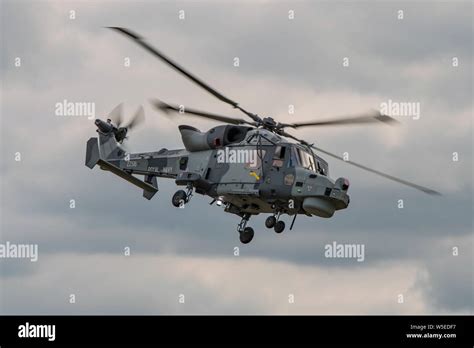 Royal Navy Wildcat helicopter anti submarine operation ocean
