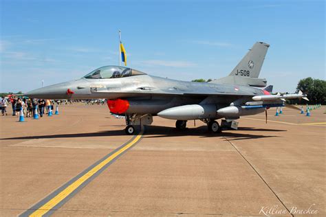 Royal Netherlands Air Force F-16 during final deployment ceremony
