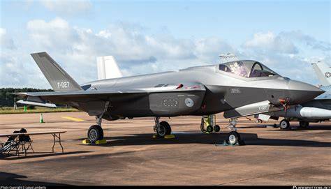 Royal Netherlands Air Force F-35A Lightning II during Dutch military aviation operations