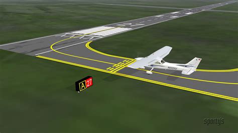 Runway holding position sign indicating hold short of runway 27L