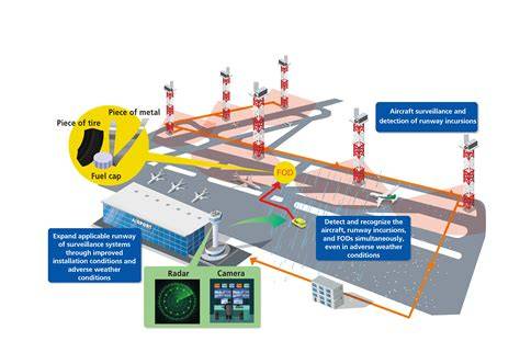 runway pavement sensor installation smart runway digital twin technology