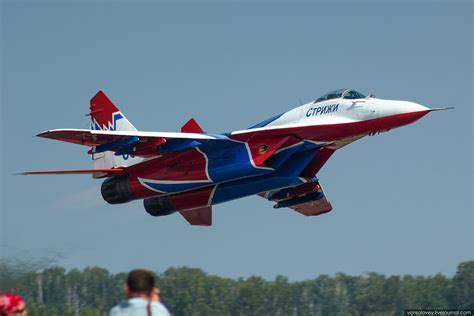 Russia swifts mig-29 Crossover Pass