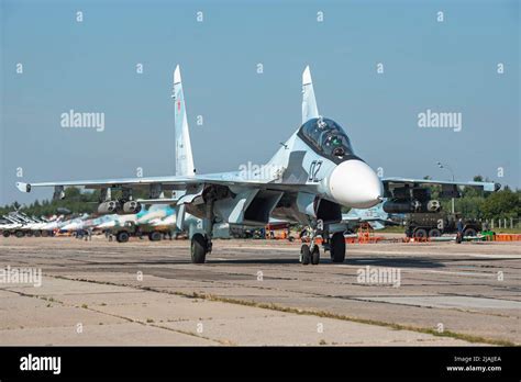 Russian Aerospace Forces ground crew preparing MiG-35 for a drone interception sortie near Moscow