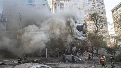 Russian exploding drone strikes a Kyiv building, illustrating the high-stakes drone war in Ukraine