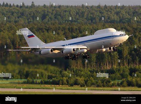 Russian Il-80 airborne command post aircraft and Il-96 strategic aviation concept