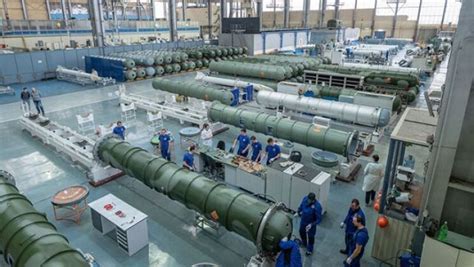 Russian missile production facility interior