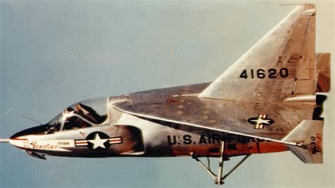 Ryan X‑13 Vertijet during vertical landing