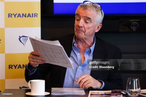 Ryanair CEO Michael O’Leary addressing media on EU baggage fee regulations