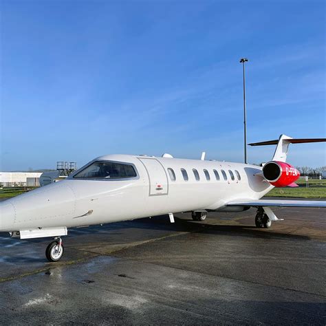 Ryanair Learjet 45XR M-ABGV private maintenance support aircraft