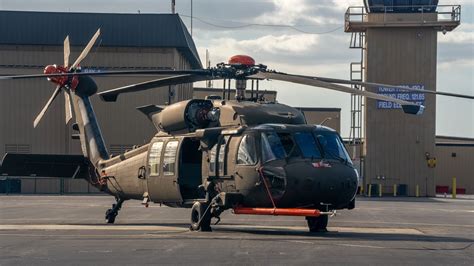 S-70 Black Hawk on display at defense exposition in Warsaw