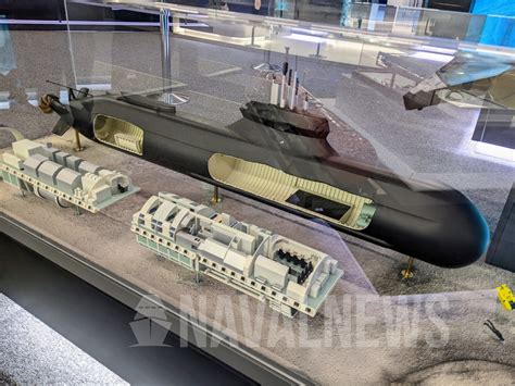 SAAB A26 submarine with Stirling engine configuration docked in icy harbor