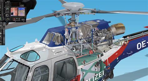 Safran Arriel helicopter undergoing maintenance
