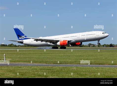 SAS Airbus A330 aircraft at Copenhagen Airport